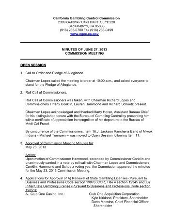 Ca gambling control commission mahjong poker monster